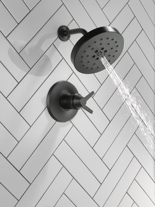 Delta Galeon T17T271 17T Series Shower Trim with UltraSoak, matte black - view 5