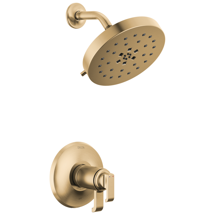 Delta Tetra T17T289 17T Series Shower Trim, lumicoat champagne bronze