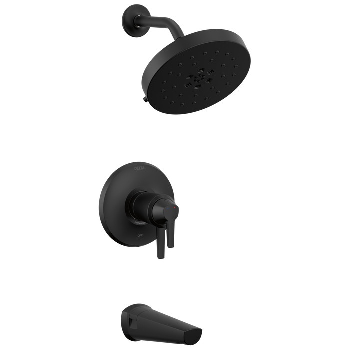 Delta Galeon T17T471 17T S Tub Shower Trim with UltraSoak, matte black