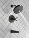 Delta Galeon T17T471 17T S Tub Shower Trim with UltraSoak, matte black - view 3