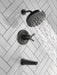 Delta Galeon T17T471 17T S Tub Shower Trim with UltraSoak, matte black - view 4