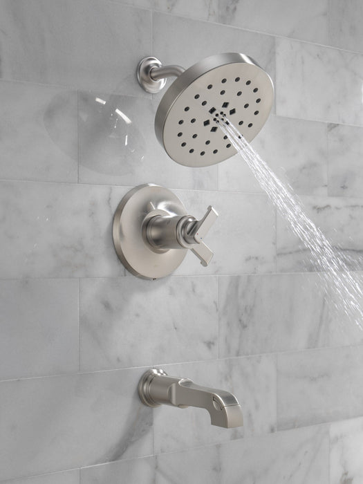 Delta Tetra T17T489 17T Series Tub Shower Trim, lumicoat stainless - view 3