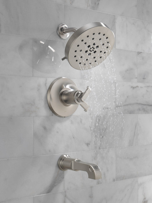 Delta Tetra T17T489 17T Series Tub Shower Trim, lumicoat stainless - view 4