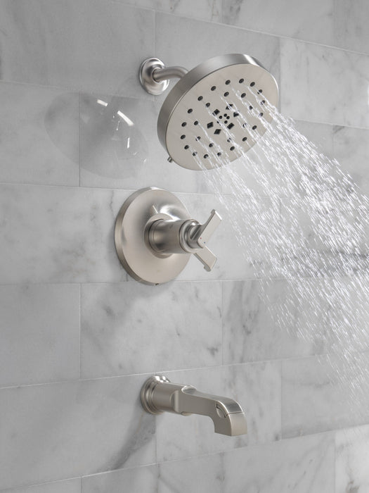Delta Tetra T17T489 17T Series Tub Shower Trim, lumicoat stainless - view 5