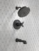 Delta Tetra T17T489 17T Series Tub Shower Trim, matte black - view 3