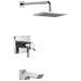 Delta Pivotal: TempAssure 17T Series H2OKinetic Tub & Shower Trim, lumicoat chrome