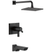 Delta Pivotal: TempAssure 17T Series H2OKinetic Tub & Shower Trim, matte black