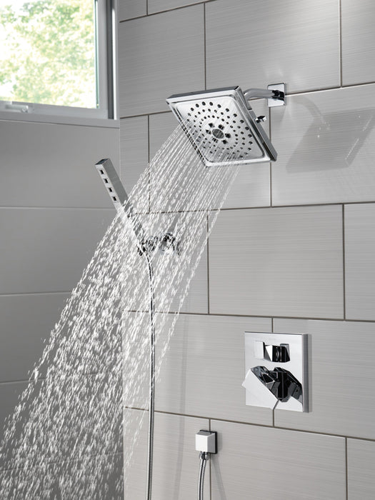 Delta Trillian T24843 Two-Handle Monitor 14 Series Valve Trim with 3-Setting Diverter, lumicoat chrome - view 2