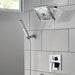Delta Trillian T24843 Two-Handle Monitor 14 Series Valve Trim with 3-Setting Diverter, lumicoat chrome - view 5