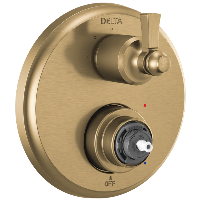 Delta Dorval T24856 Traditional 2-Handle Monitor 14 Series Valve Trim with 3 Setting Diverter