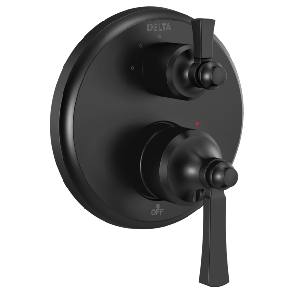Delta Dorval T24856 Traditional 2-Handle Monitor 14 Series Valve Trim with 3 Setting Diverter