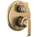 Delta Tetra T24889 14 Series Integrated Diverter Trim with 3-Setting, lumicoat champagne bronze