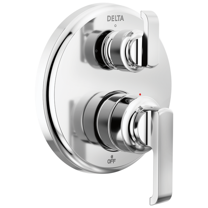 Delta Tetra T24889 14 Series Integrated Diverter Trim with 3-Setting, lumicoat chrome