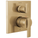 Delta Ara T24967 Angular Modern Monitor 14 Series Valve Trim with 6-Setting Integrated Diverter, champagne bronze