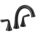 Delta Kayra T2733 Roman Tub Trim, matte black