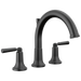 Delta Saylor T2735 Roman Tub Trim, matte black