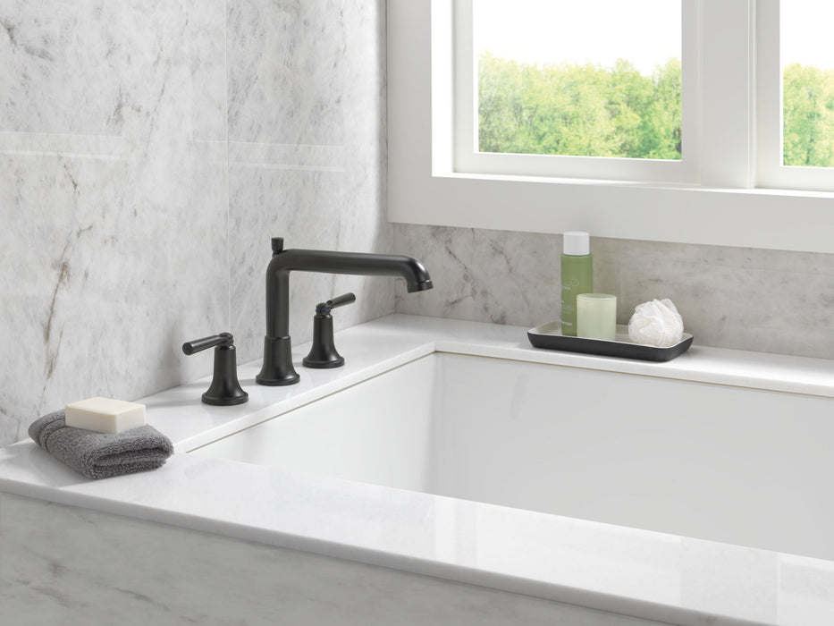 Delta Saylor T2736 Roman Tub Trim, matte black - view 4