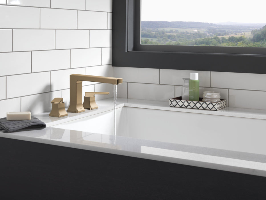 Delta Velum T2737 Roman Tub Trim, champagne bronze - view 3