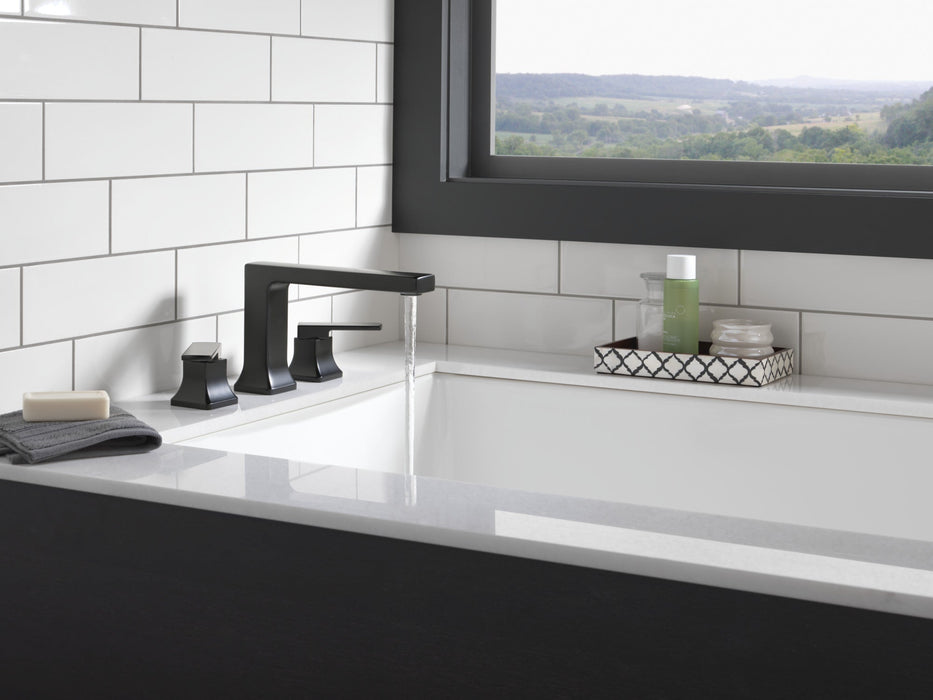 Delta Velum T2737 Roman Tub Trim, matte black - view 3