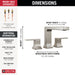 Delta Velum T2737 Roman Tub Trim, stainless - view 2