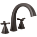 Delta Stryke: Three Hole Roman Tub Trim, venetian bronze