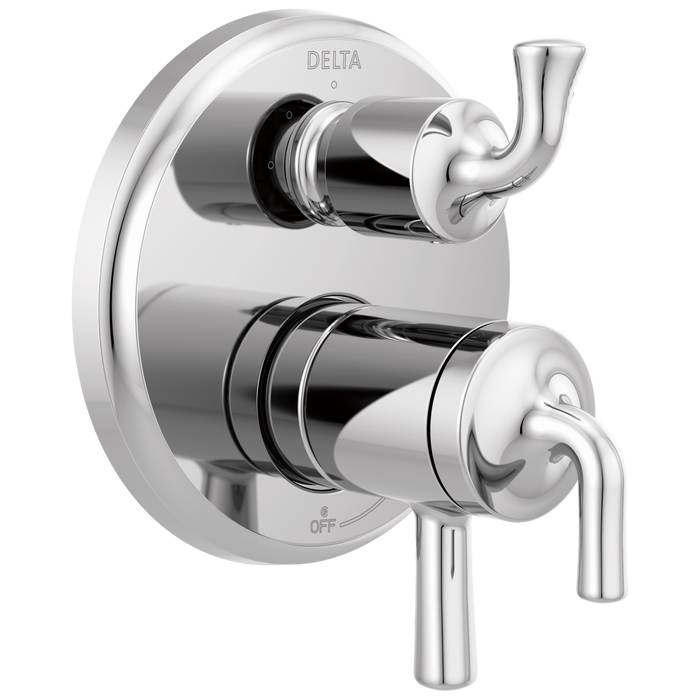 Delta Kayra T27833 2-Handle Monitor 17 Series Valve Trim with 3- or 6- Setting Diverter