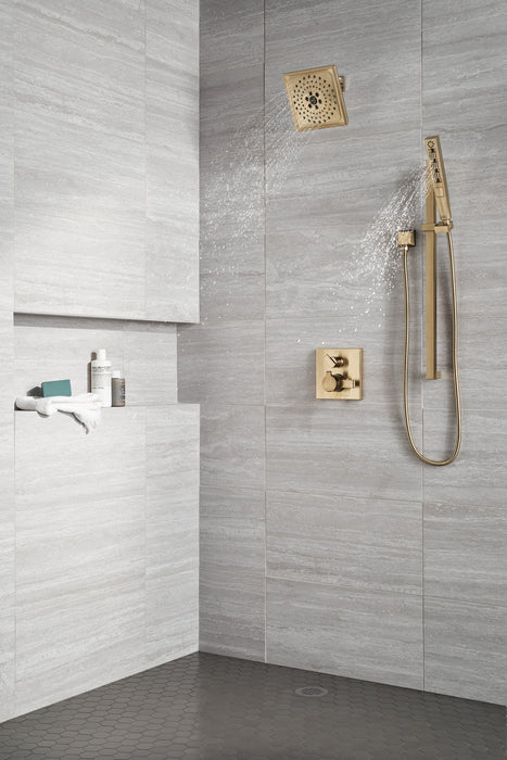 Delta Ara T27867 Angular Modern Monitor 17 Series Valve Trim with 3-Setting Integrated Diverter, champagne bronze - view 3