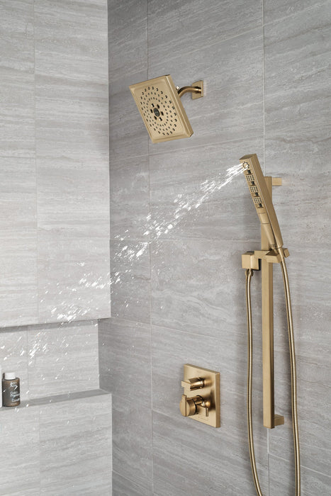 Delta Ara T27867 Angular Modern Monitor 17 Series Valve Trim with 3-Setting Integrated Diverter, champagne bronze - view 5