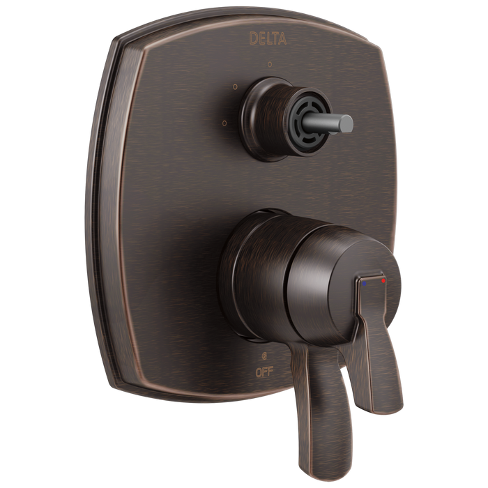 Delta Stryke T27876 17 Series Integrated Diverter Trim with Three Function Diverter Less Diverter Handle