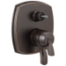 Delta Stryke T27876 17 Series Integrated Diverter Trim with Three Function Diverter Less Diverter Handle