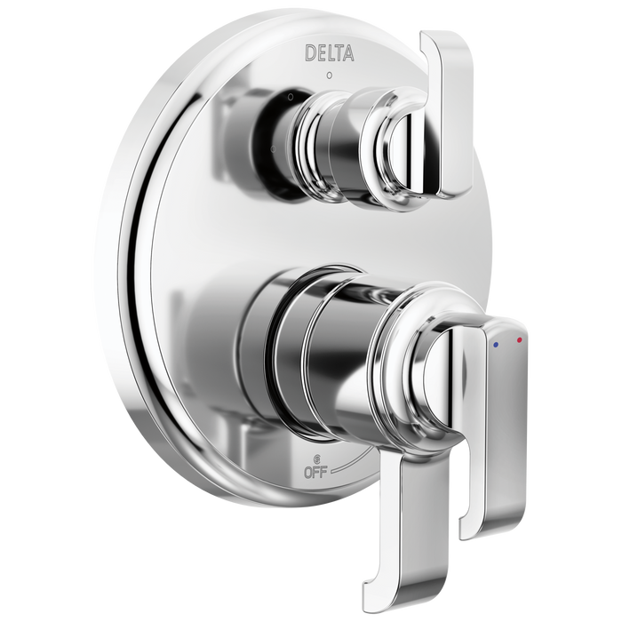 Delta Tetra T27889 17 Series Integrated Diverter Trim with 3-Setting, lumicoat chrome