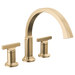 Delta Tetra T2788 Roman Tub Trim, lumicoat champagne bronze - view 2