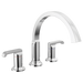 Delta Tetra T2788 Roman Tub Trim, lumicoat chrome - view 2