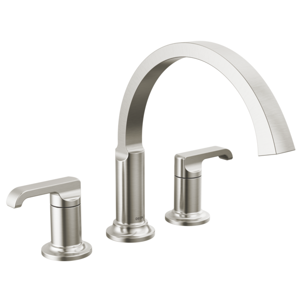 Delta Tetra T2788 Roman Tub Trim, lumicoat stainless - view 2