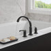 Delta Tetra T2788 Roman Tub Trim, matte black - view 4