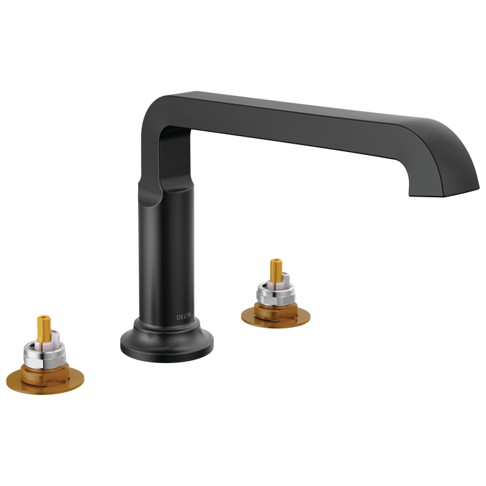 Delta Tetra T2789 Roman Tub Trim, matte black