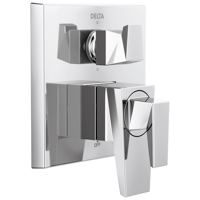 Delta Trillian T27943 Two-Handle Monitor 17 Series Valve Trim with 6-Setting Diverter, lumicoat chrome