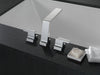 Delta Pivotal: Roman Tub Trim, lumicoat chrome - view 2