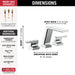 Delta Pivotal: Roman Tub Trim, lumicoat chrome - view 4
