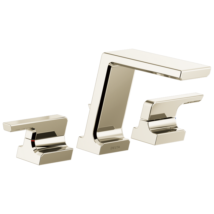 Delta Pivotal: Roman Tub Trim, lumicoat polished nickel