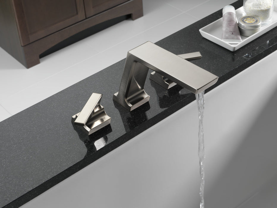 Delta Pivotal: Roman Tub Trim, lumicoat stainless - view 2