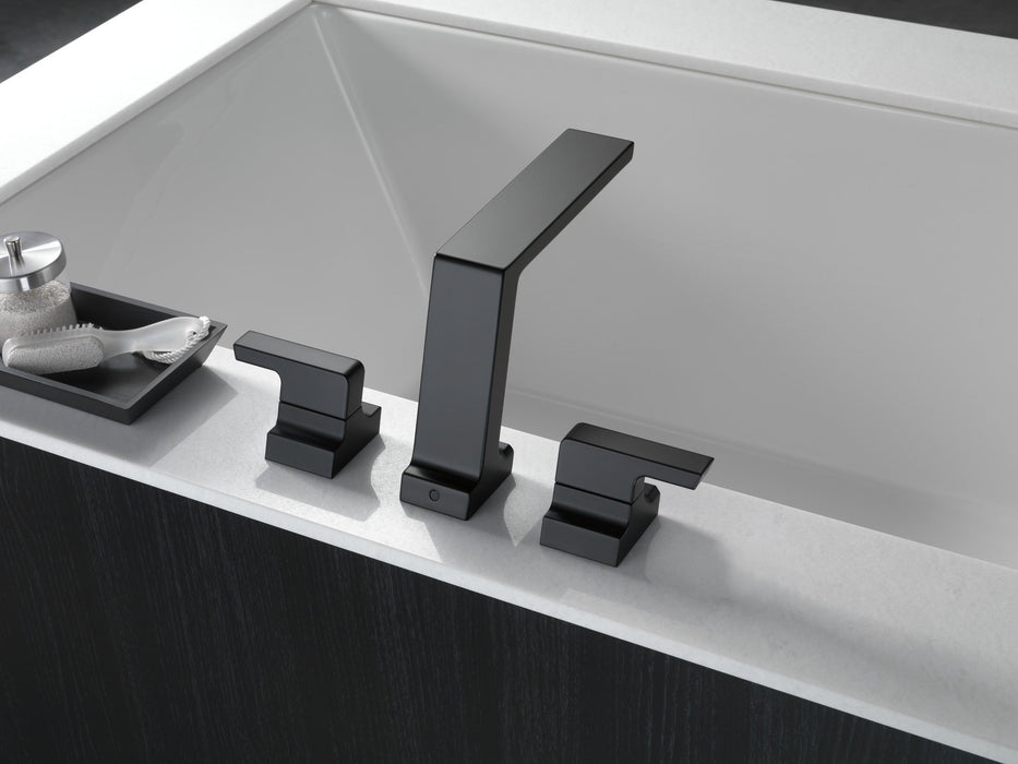 Delta Pivotal: Roman Tub Trim, matte black - view 3