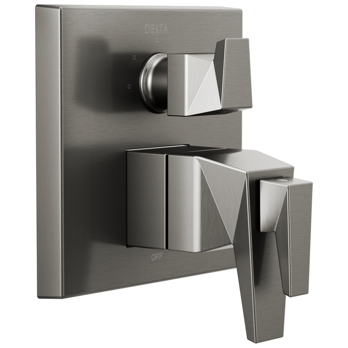 Delta Trillian T27T843 Two-Handle Monitor 17T Series Valve Trim with 3-Setting Diverter