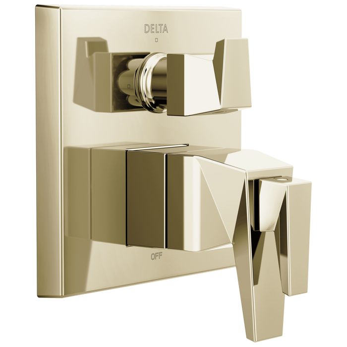 Delta Trillian T27T843 Two-Handle Monitor 17T Series Valve Trim with 3-Setting Diverter