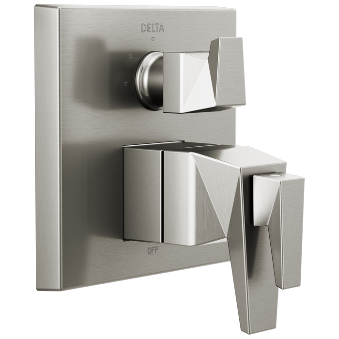 Delta Trillian T27T843 Two-Handle Monitor 17T Series Valve Trim with 3-Setting Diverter