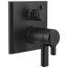 Delta Pivotal: TempAssure 17T Series Valve Trim with 3-Setting Integrated Diverter, matte black