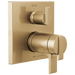 Delta Ara T27T967 Angular Modern TempAssure 17T Series Valve Trim with 6-Setting Integrated Diverter, champagne bronze