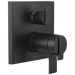 Delta Ara T27T967 Angular Modern TempAssure 17T Series Valve Trim with 6-Setting Integrated Diverter, matte black