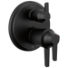 Delta Galeon T27T971 17T S Integrated Diverter Trim-6 Setting, matte black
