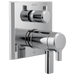 Delta Pivotal: TempAssure 17T Series Valve Trim with 6-Setting Integrated Diverter, lumicoat chrome